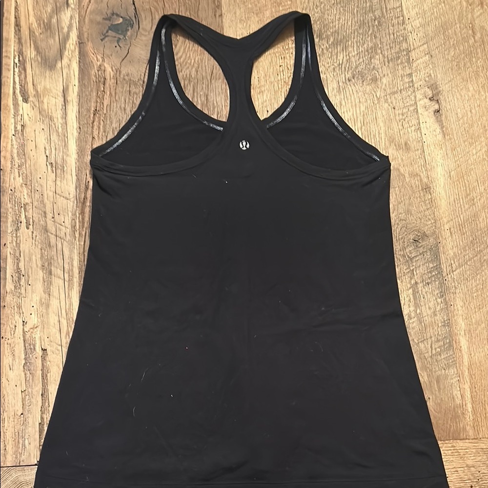 Lululemon Athletica Black Racerback Tank Top